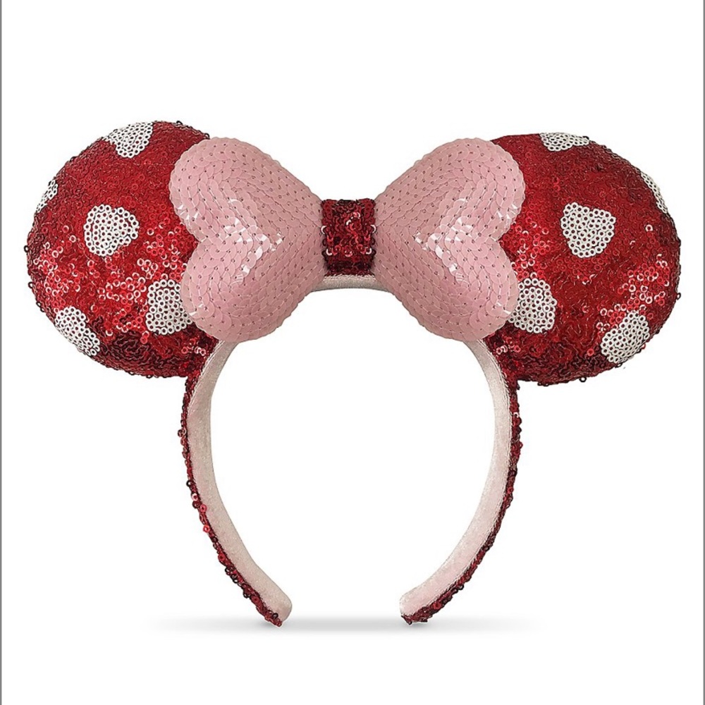 RELISTED- Minnie Mouse Valentine's Day Ears
